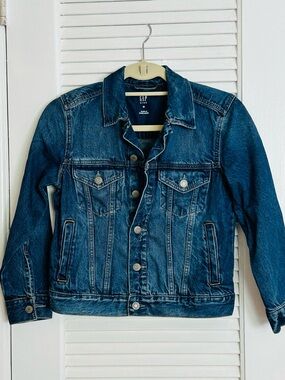 GAP KidsDark Blue Denim Trucker Jacket